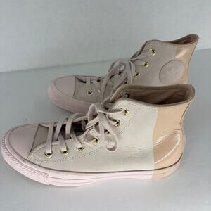 Converse Chuck Taylor All Star High Top Barely Rose Patent Leather Sneaker